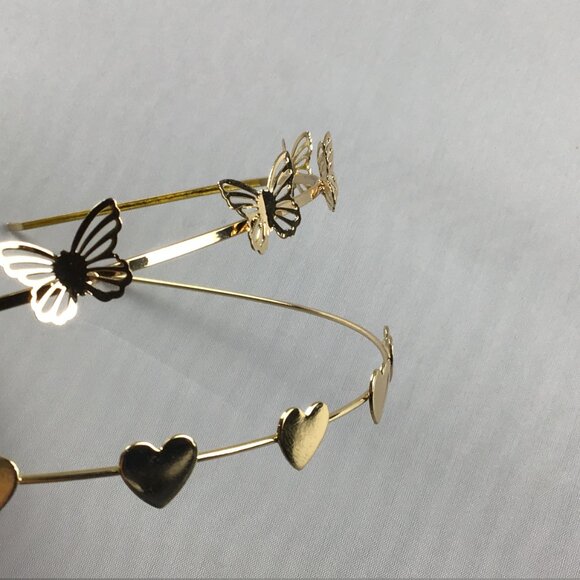 Oh Hello, Nickel Free, 8 Pair set of Earrings and 2 Golden Tone Headband Bundle - Picture 6 of 10